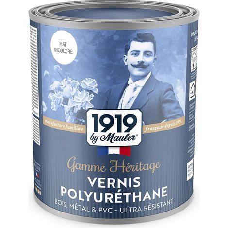 Vernis Polyuréthane Bois, Métal, PVC - Mat Incolore 1L (1/5)