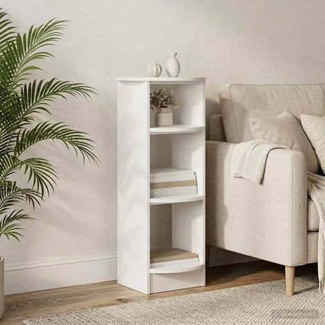 vidaXL  Side Cabinet  High Gloss White 40 x 40 x 100 cm Engineered Wood