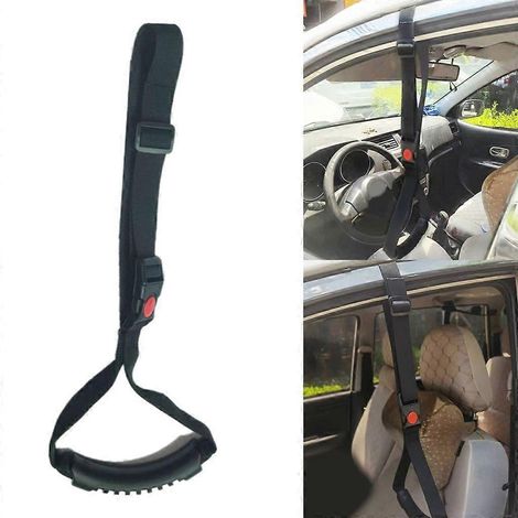 Poignée de maintien pour voiture, facile à installer et offrant une prise en main confortable, compatible avec tous types de véhicules. (1/4)