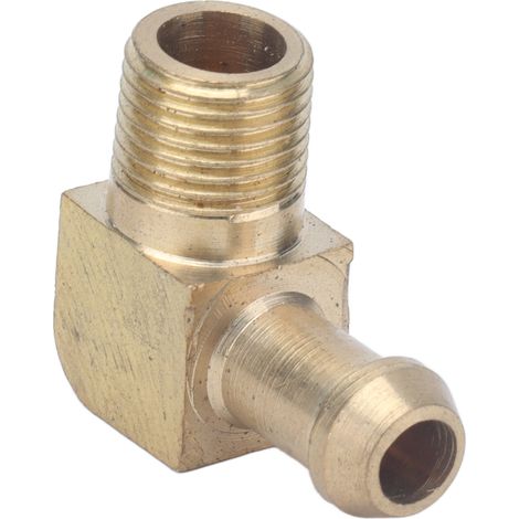 Raccord laiton 1/8in 27 NPT pour turbo, mamelon résistant à la corrosion, remplacement Garrett T2 T25 T28 T3 (1/5)