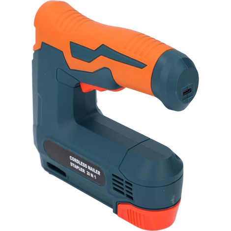 Agrafeuse-cloueuse sans fil portable à batterie rechargeable USB pour travaux du bois (1/5)