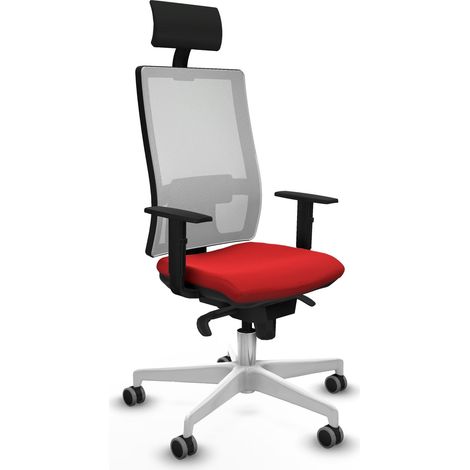 Sedia piqueras y crespo Horna rosso bianco confortevole