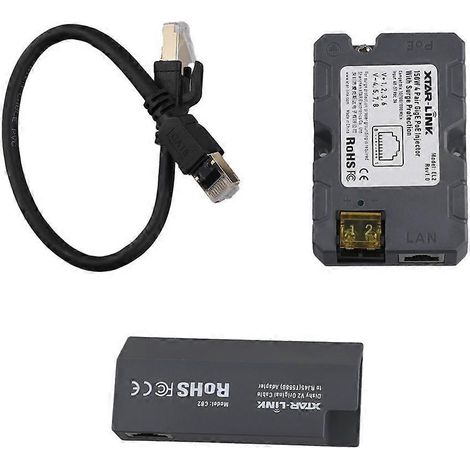 Nouvel adaptateur d'antenne CB2 pour câble DISHY V2 vers RJ45 pour câble de conversion et connexion 12 V/24 V - FFY (1/4)