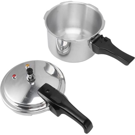 Autocuiseur 3 litres en alliage d'aluminium, fond de 18 cm, mini-autocuiseur 3L pour cuisinière à gaz