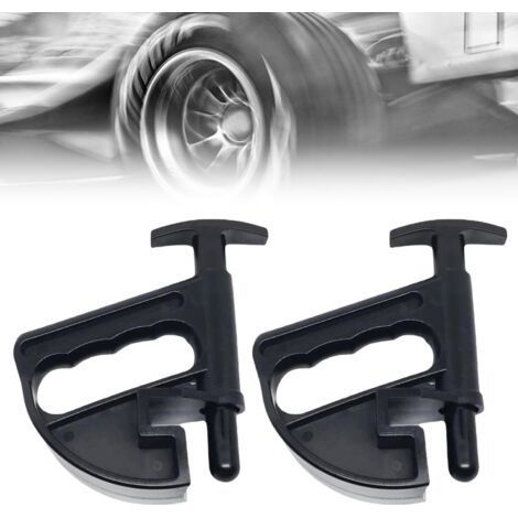 Tire Changer, Rim Clamp, 2 Pieces Tire Changer Clamp, Tire Changing Clamp for Car Tire Repair, Installing Tires (Black) (1/5)