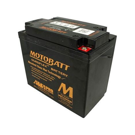 Batteria MotoBatt MBTX20UHD YTX20L 12V 21Ah AGM Precaricata Sigillata senza manutenzione (1/3)