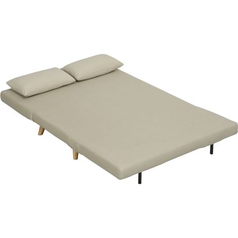 Canapé 3-in-1 multifonctionnel Polyester Beige 130 x 78 x 79 cm ZIPSOFA Canapé (1/5)