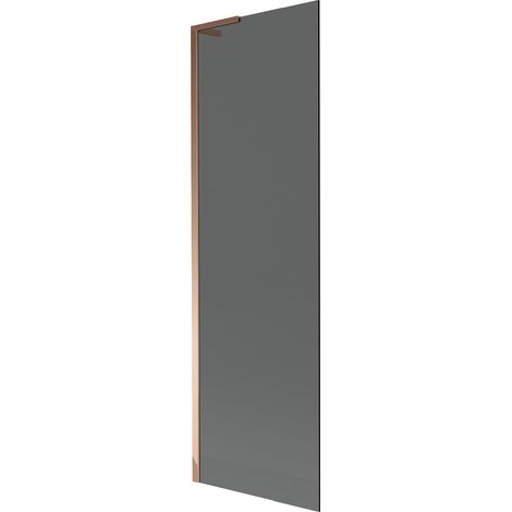 Mexen Next L mampara de baño 1 hoja 60 x 150 cm, grafito, oro rosa - 895-060-000-03-40-60 (1/5)