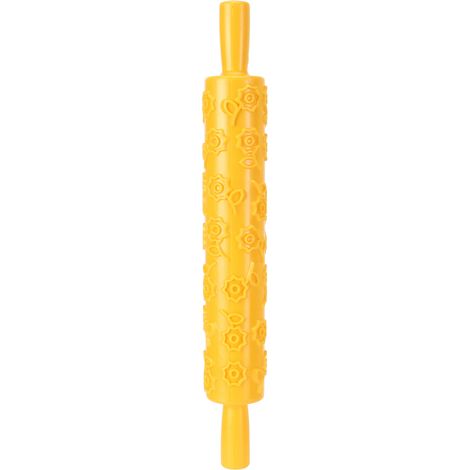 Rouleau à pâtisserie gaufré motif fleur pour fondant cake biscuits cookies décoration pâtissière (1/5)