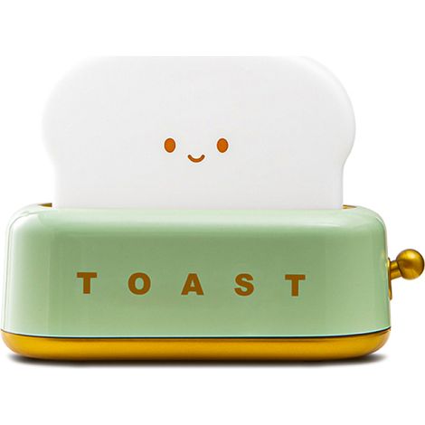 Mini-Toaster-Nachtlicht für Kinder, niedliche Dekoration für Schlafzimmer, Wohnzimmer, Esszimmer, Büro, Nachtlicht mit einstellbarem Timer, Weihnachtsgeschenk für Mädchen, Jungen und Freunde