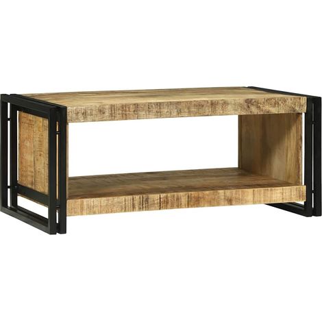 Couchtisch Braun 90 x 50 x 38 cm Massivholz Mango
