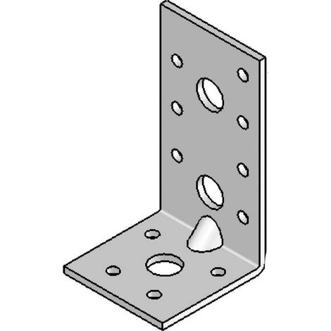 Équerre avec Renforts - 90x50x48x3 mm - D-Work (1/2)