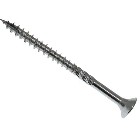 ForgeFix SPEA2590SS Spectre PZ Compatible Wood Screw CSK A2 5.0 x 90mm Box 200 FORA2590SS