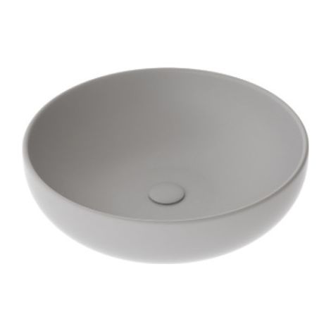 Lavabo a Bacinella - Diametro 45 cm - Color Nuvola Opaco - In Appoggio - Ceramica Interamente Smaltata (1/3)