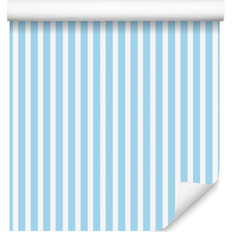 Papel pintado clásico a rayas 3D para salón y dormitorio, 50x1000 cm. (1/5)