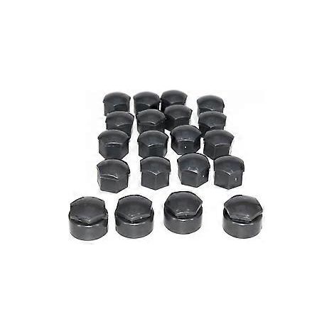 16 Stück 17-mm-Radmuttern-Abdeckkappen + 4 Stück 25-mm-Radmuttern-Sicherungskappen für Sitzbank