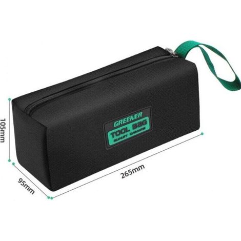 Sac à outils pour électricien, étanche, grande capacité, résistant à l'usure, large ouverture pour le travail du bois