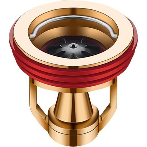 Bouchon de vidange anti-odeurs - Bouchon de vidange, filtre en cuivre anti-odeurs, clapet anti-retour Système de drainage anti-odeurs (or) (1/5)