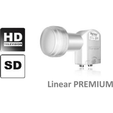 LNB - OPTICUM - TWIN - 0,1 dB - 2 sorties - Protection anti-pluie