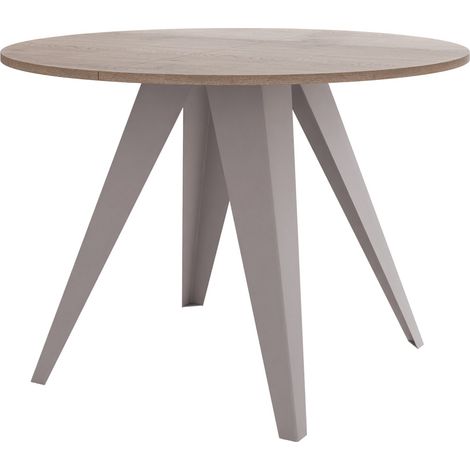 Mesa Oswego 174, Roble, 76x0x138cm, Alargamiento, Aglomerado laminado, Metal (1/5)