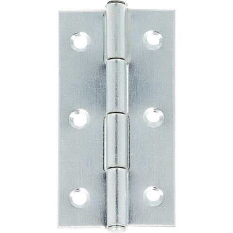 Cerniere con spina fissa ferro zincato 30 x 60 mm. 2 pz.