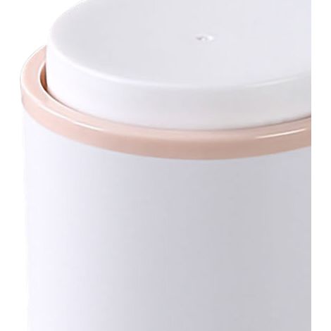 Ensemble de deux porte-gobelets magnétiques pour bain de bouche - porte-brosse à dents et porte-dentifrice - rose (1/5)