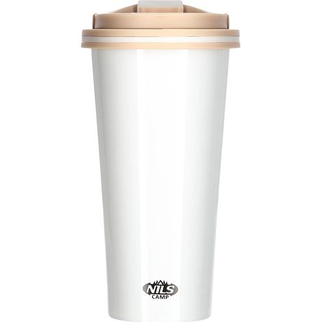 Weißer Thermobecher, 18 oz, isoliert
