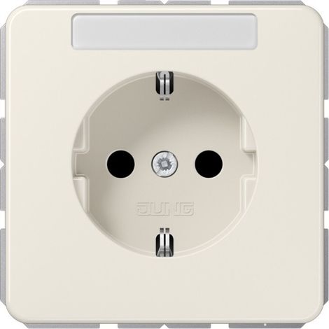 Jung SCHUKO-Steckdose 16A 250V mit Schriftfeld CD 1520 BFNA (1/2)