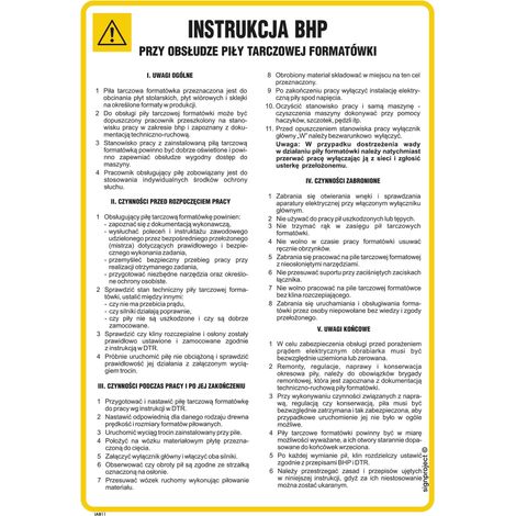 IAB11 Instrucciones de seguridad y salud laboral para el funcionamiento de una sierra circular IAB11 Instrucciones de seguridad y salud laboral para el funcionamiento de una sierra circular 245x350