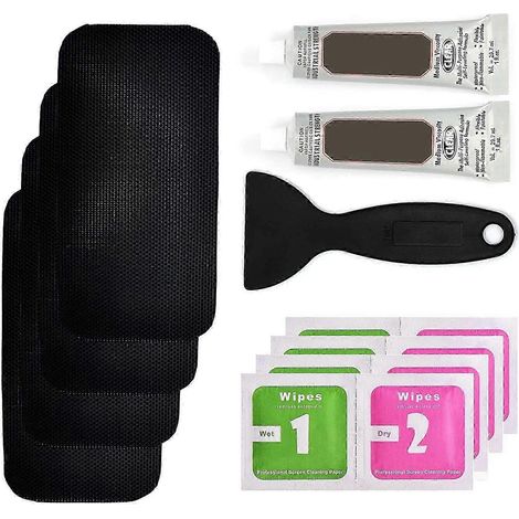 Kit de réparation pour tapis de trampoline en TPE haute densité, résistant à l'usure et imperméable, idéal pour les sports de plein air (1/5)