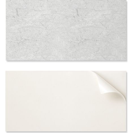 Azulejos autoadhesivos con gr谩ficos para comedor, PVC con textura de piedra natural, 6x60x30 cm.