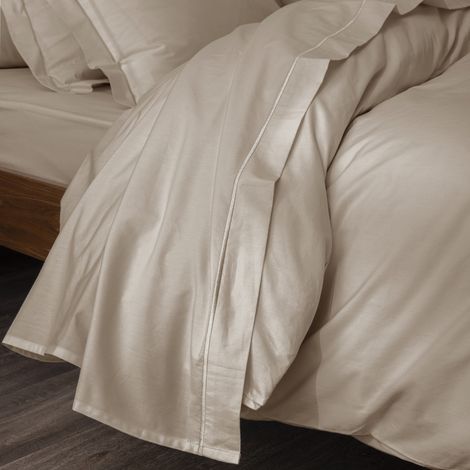 Drap plat percale de coton peigné "Julian" toutes dimensions Coton Pur - Julian Lin - 180 x 290 cm pour lit 1 place