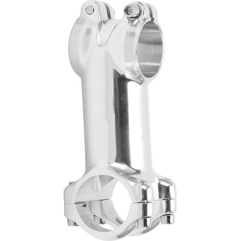 Tige de direction vélo route argentée Meijun 31.8x80mm pour fourche 28.6mm, compatible VTT et gravel (1/5)