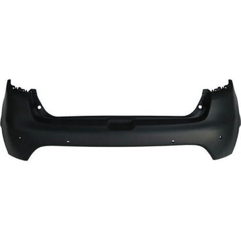 Pare-choc arrière supérieur à peindre avec trous radars Renault Clio 4 phase 1 2012-2016