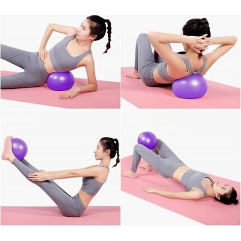 Ballon Pilates - 25 Cm - Pour Exercices De Fitness Et De Rééducation - Ballon D'exercice Enfants Et Adultes - 1 Pièce (1/5)