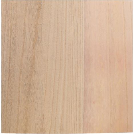 Bois Massif Non Finies 30x30 Cm Planches Rectangle Finition Lisse pour Cloisons d'Étagères Murales et Projets de Peinture Faciles à Nettoyer (1/5)