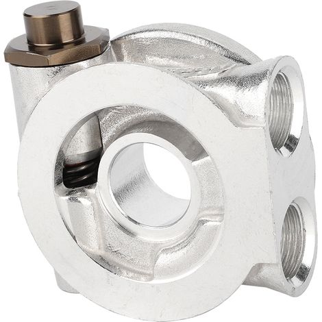 Connecteur AN10, plaque sandwich pour refroidisseur d'huile, adaptateur de thermostat, adaptateur de filtre à huile 3/4-16 UNF (1/5)