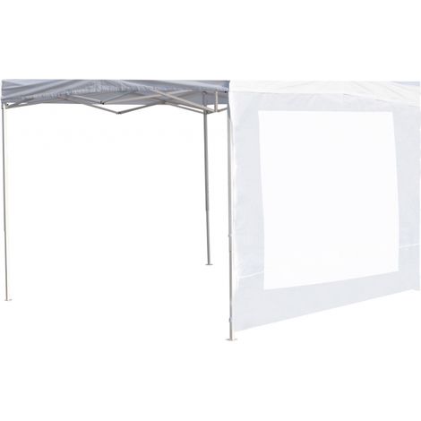Laterales Individuales Carpas Plegables - Lateral con Ventana 3 Metros Eco - Blanco