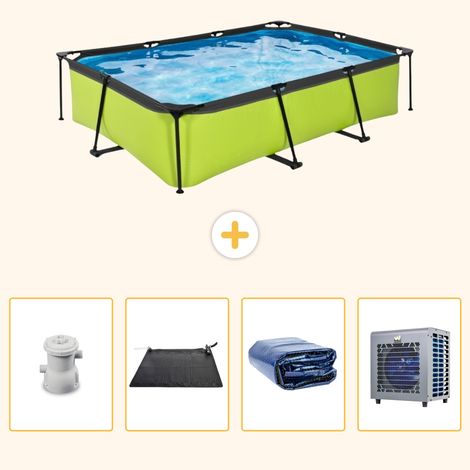 Exit-toys Piscine Exit Rectangulaire - 300x200x65 cm - 5-pièces S216 (1/5)
