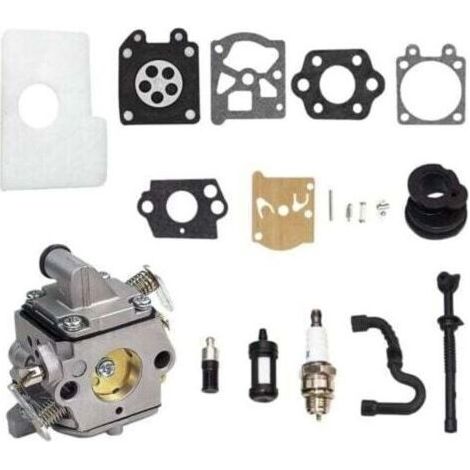 Carburateur MS170 MS180 C1Q-S57A avec filtre à air et kit de réglage pour tronçonneuses STIHL 017 018 MS 170 180 180C. (1/4)