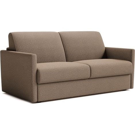 Canapé convertible express - 3 places - SMALL - Tissu beige - 168 x 98 x 86 cm (1/5)