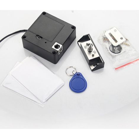 Serrure Électrique Cachée pour Armoire NFC RFID Invisible à Monter Soi-Même Sécurité Tiroir Cabinet (1/5)