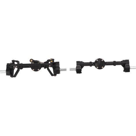 Essieu portique avant et arrière en plastique et aluminium pour voiture télécommandée WPL C14 C24 1/16 (1/5)