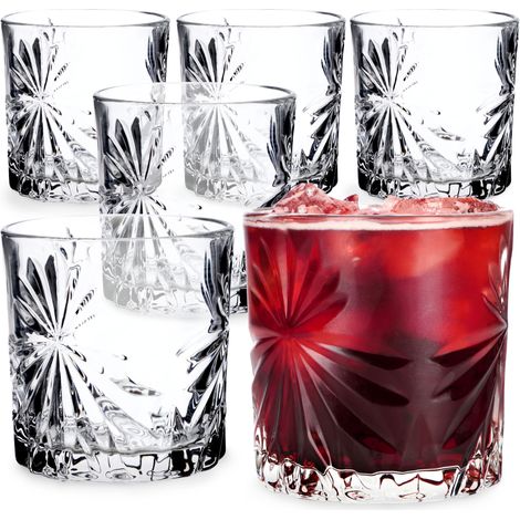 KADAX Trinkgläser, 6er Set, Wassergläser, Saftgläser aus Glas 300ml (1/5)