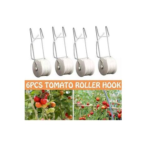 Crochet pour tomates en serre – Accessoire de palissage – Support pour plantes grimpantes – Idéal pour cerises(12X) (1/5)
