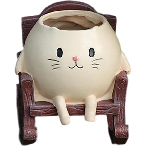 Pots De Mignons - Jardinière Chatière Suspendue en Résine pour Intérieur Et (1/5)