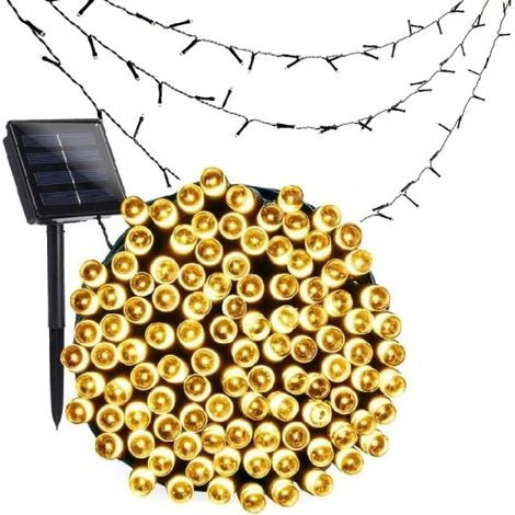 LED-Solar-Lichterkette für den Garten