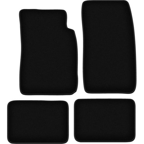 Alfombrillas de terciopelo negro BASIC para Daihatsu Feroza F300 / F310 todoterreno (1989-1998) (1/5)