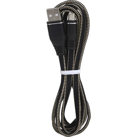 Câble de charge USB Micro renforcé nylon pour téléphones Android - Rapide et durable (1/5)