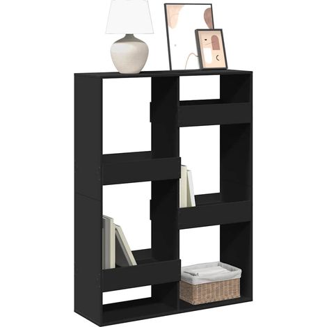 vidaXL Bibliothèque noir 100x33x135 cm bois d'ingénierie (1/5)